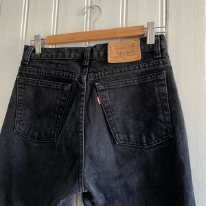 LEVI’S VINTAGE 1990 531 black denim jeans size 25